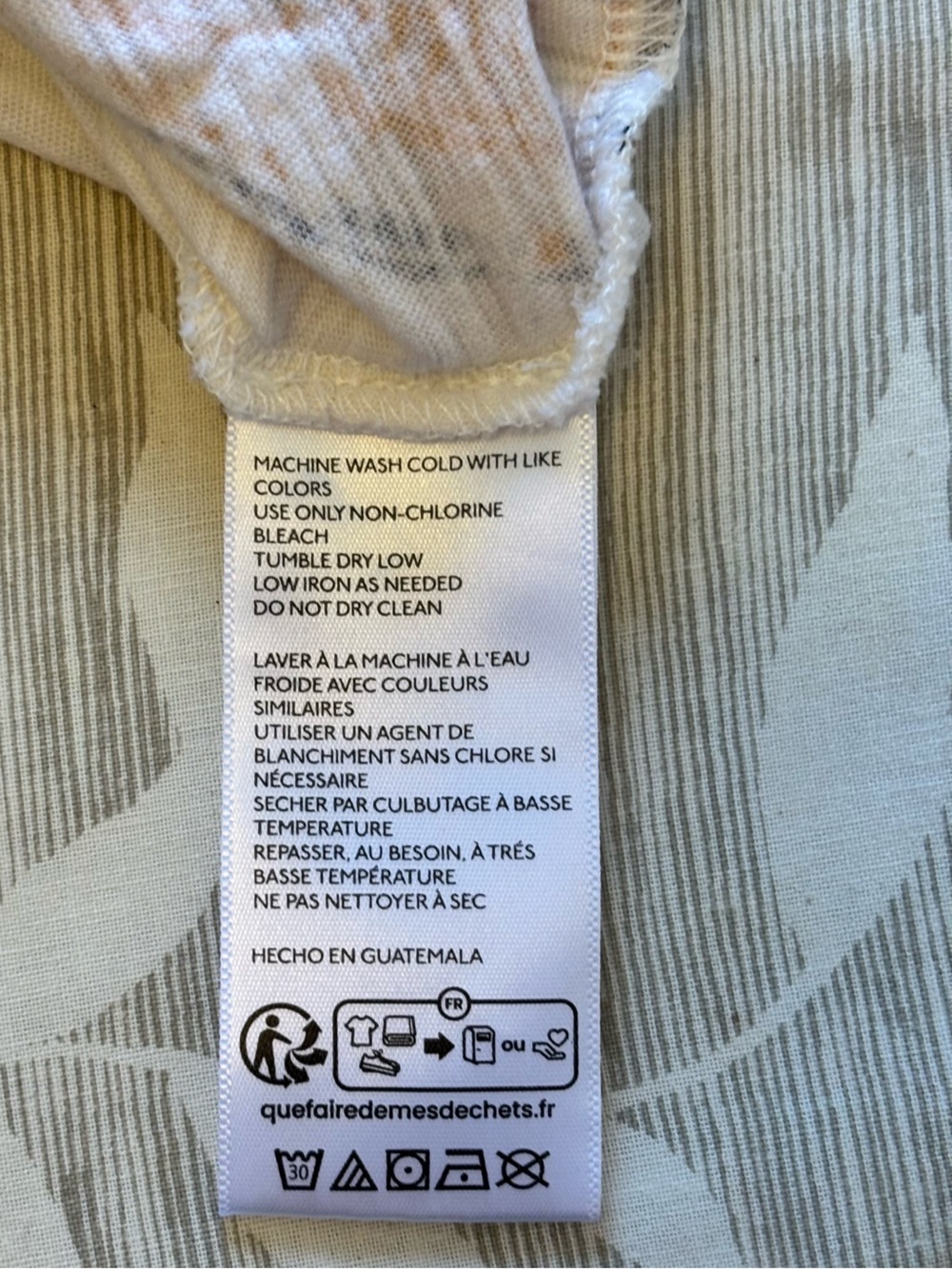 Pilcro Slub Tee in Orange Soda - Picture 4 of 7